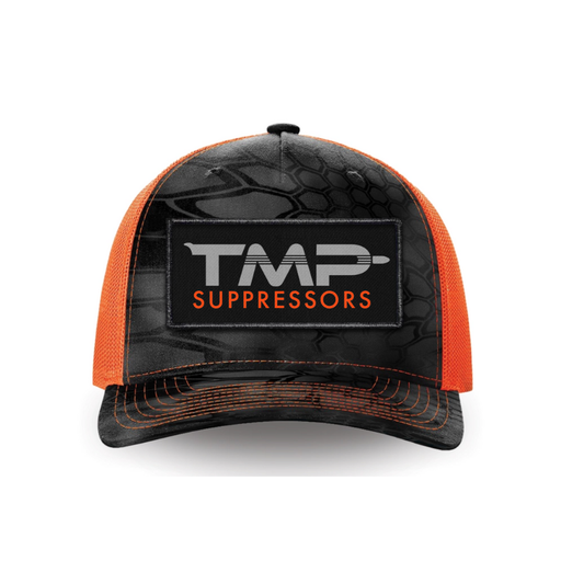 TMP Logo Hat Kryptek Black/Orange